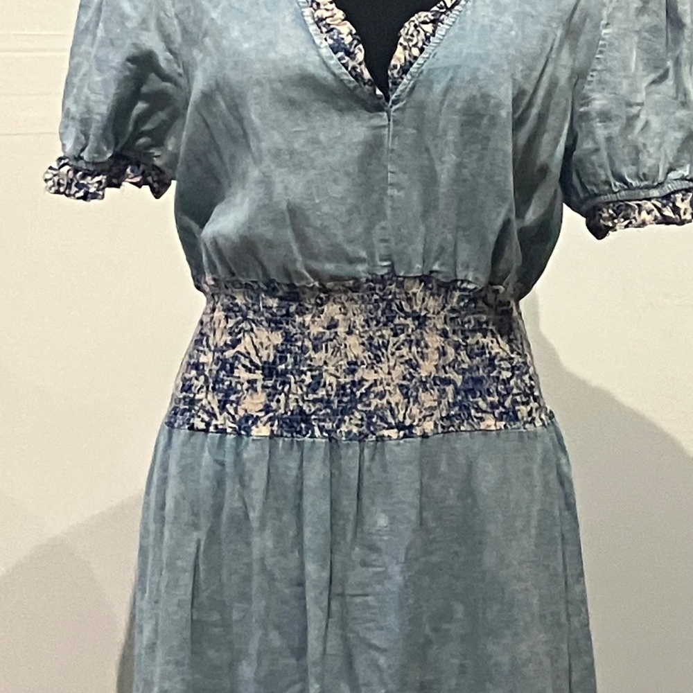 Red + Olive boho dress - Picture 13 of 15